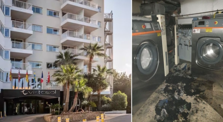 Magaluf: incendio nocturno fuerza desalojo de 530 turistas