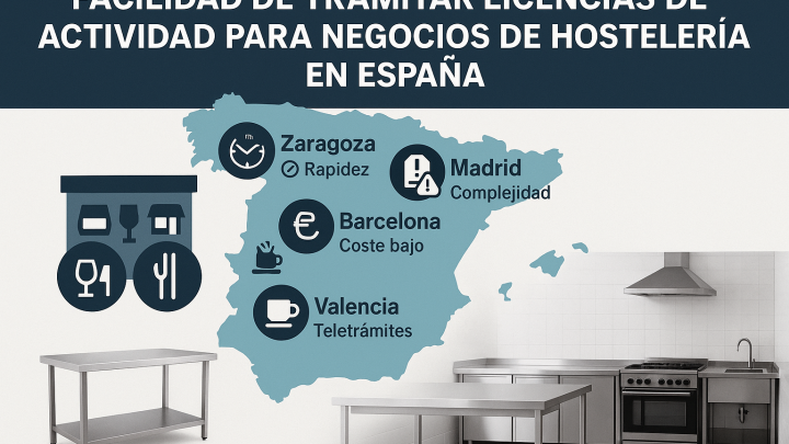 ¿Qué ciudad española agiliza más la licencia de actividad hostelera?